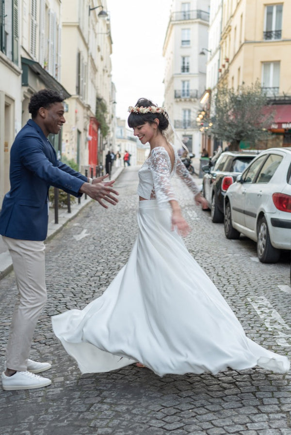 Jupe blanche fashion mariage